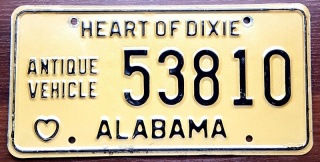 Alabama - Antique Vehicle