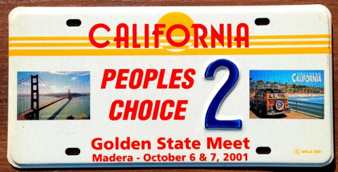 California 2001 - okolicznościowa California 2001 - okolicznościowa