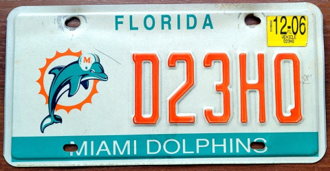 Florida 2006 - MIAMI DOLPHINS NFL Florida 2006 - MIAMI DOLPHINS NFL
