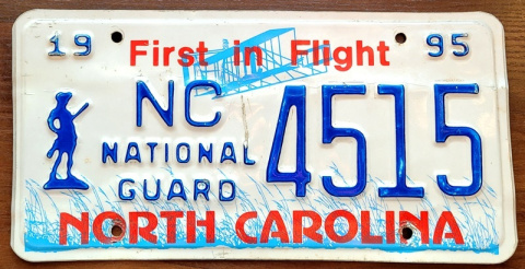 North Carolina 1995 - NATIONAL GUARD North Carolina 1995 - NATIONAL GUARD