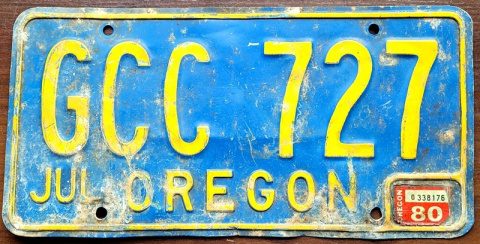 Oregon 1980 Oregon 1980