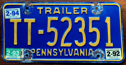 Pennsylvania 1992/94 Pennsylvania 1992/94