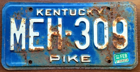 Kentucky 1987 - łądna patyna Kentucky 1987 - łądna patyna