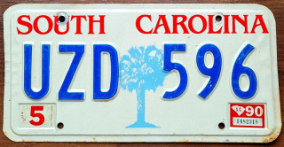 South Carolina 1990