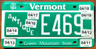 Vermont 2013/19 - ANTIQE CAR