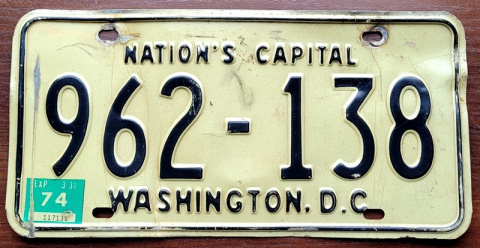 Washington DC 1974