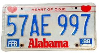 Alabama 1988 - nr 997