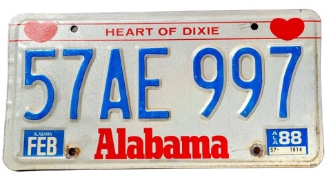 Alabama 1988 - nr 997
