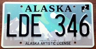 Alaska - tablica z USA