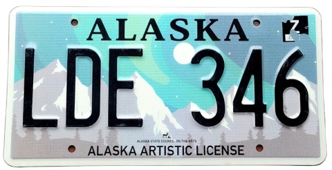 Alaska - tablica z USA