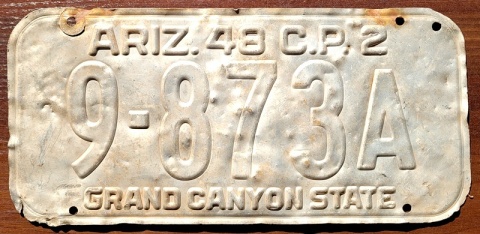 Arizona 1948 - tablica z USA