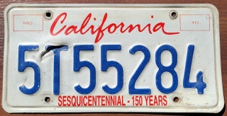 California - tablica z USA