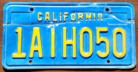 California - tablica z USA