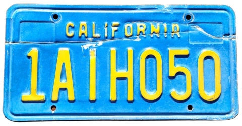 California - tablica z USA