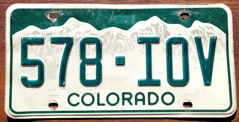Colorado - tablica z USA