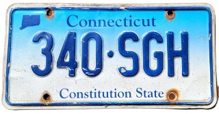 Connecticut - tablica z USA