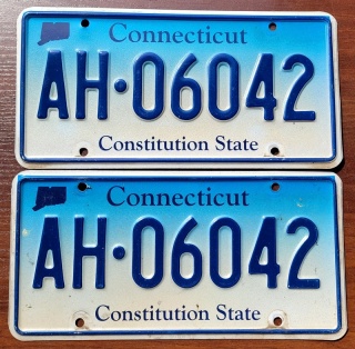 Connecticut para - tablice z USA