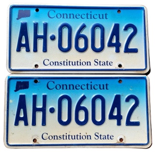Connecticut para - tablice z USA