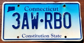 Connecticut - tablica z USA