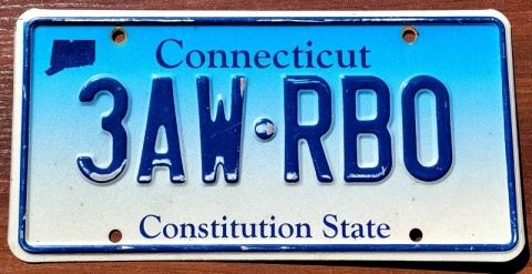 Connecticut - tablica z USA