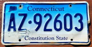 Connecticut - tablica z USA