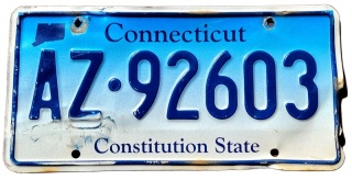 Connecticut - tablica z USA