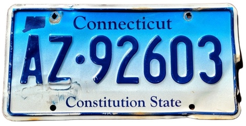 Connecticut - tablica z USA
