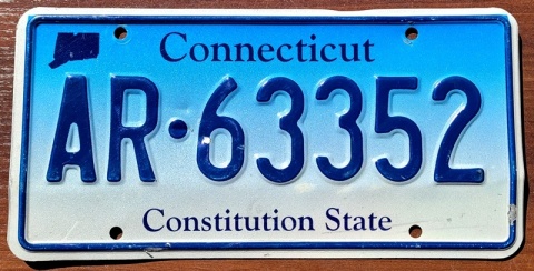 Connecticut - tablica z USA
