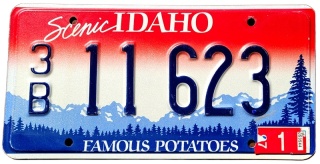 Idaho 1997 - tablica z USA