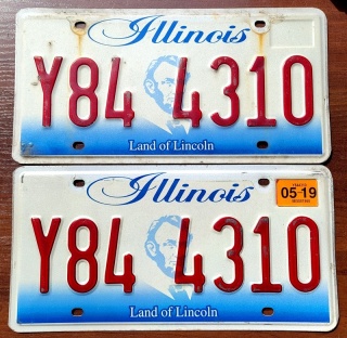Illinois 2019 para - tablice z USA
