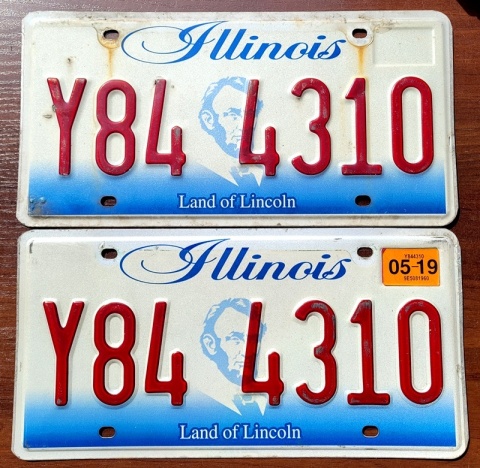 Illinois 2019 para - tablice z USA
