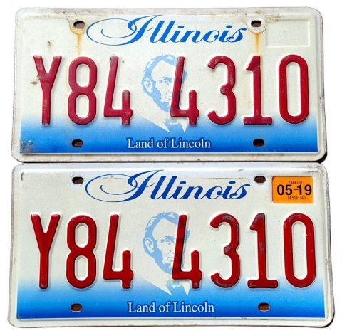 Illinois 2019 para - tablice z USA