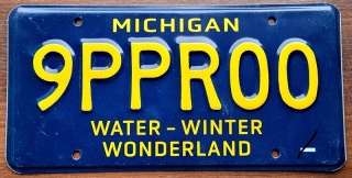 Michigan - tablica z USA