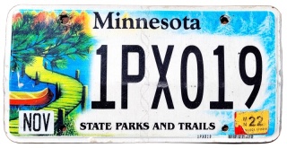 Minnesota 2022 - tablica z USA