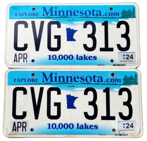 Minnesota 2024 para - tablice z USA