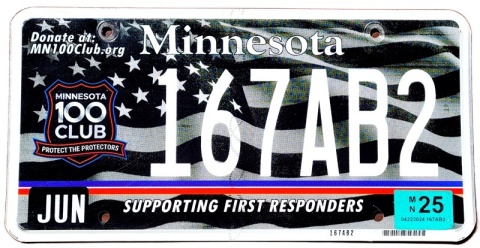 Minnesota 2025 - tablica z USA
