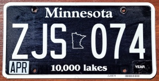 Minnesota - tablica z USA