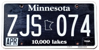Minnesota - tablica z USA