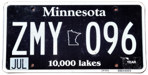 Minnesota - tablica z USA