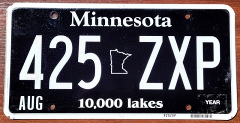 Minnesota - tablica z USA