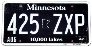 Minnesota - tablica z USA