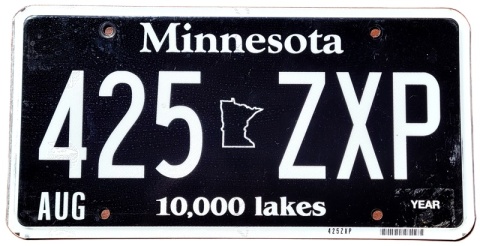Minnesota - tablica z USA