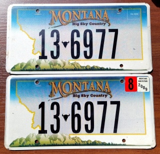 Montana 2009 para - tablice z USA