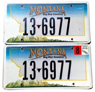 Montana 2009 para - tablice z USA