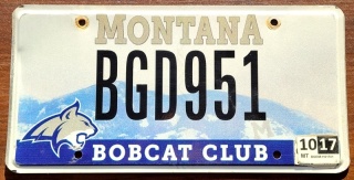 Montana 2017 - tablica z USA