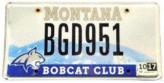Montana 2017 - tablica z USA