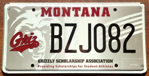 Montana - tablica z USA