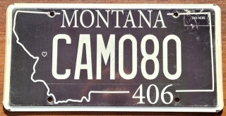 Montana - tablica z USA