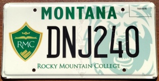 Montana - tablica z USA