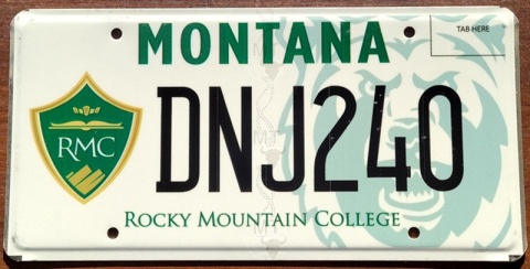 Montana - tablica z USA